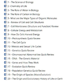 General Biology Quick Review Notes and Handout (20 Unit Pack)