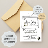 General Conference Invitation, April 2024, English or Span