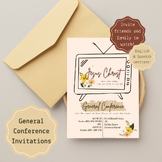 General Conference Invitation, April 2024, English or Span