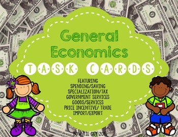 Preview of General Economics Task Cards {Saving, Spending, & So Much More!}