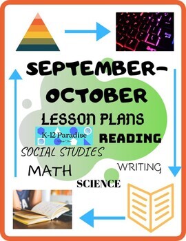 Preview of General Education, Self-Contained or Inclusion SEPTEMBER-OCTOBER LESSON PLANS 5S