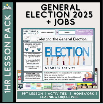 Preview of General Election 2024 + Careers Linked To politics