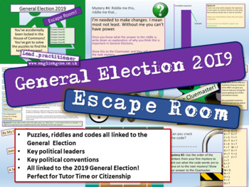Preview of General Election Escape Room