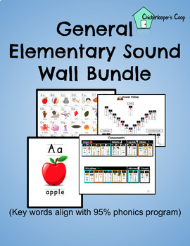 Preview of General Elementary Sound Wall BUNDLE