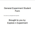 General Experiment Student Form