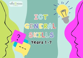Preview of General ICT Skills Progression Grid (Years 1-7 Northern Ireland)