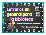 General Library Posters in Spanish (customized product)
