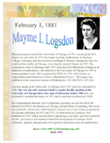 General Math:  February Math History Posters