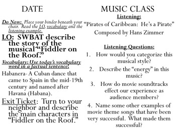 Preview of VOCAL MUSIC REHEARSAL STARTER SLIDES DISTANCE LEARNING