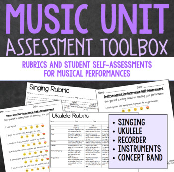 Preview of General Music Rubrics and Student Self-Assessment