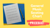 General Music Seating Chart - BLANK