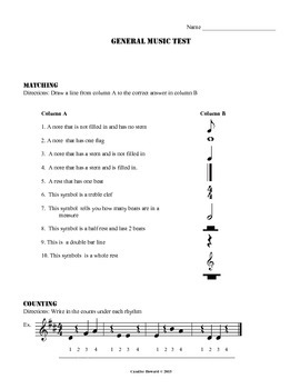 musicality test