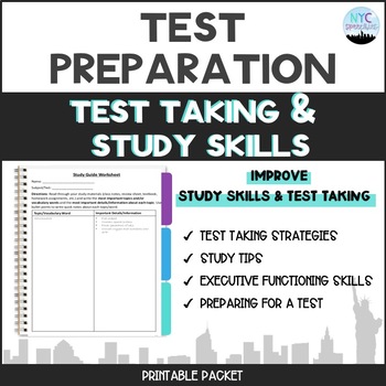 Preview of Test Preparation: Test Taking Strategies & Study Skills