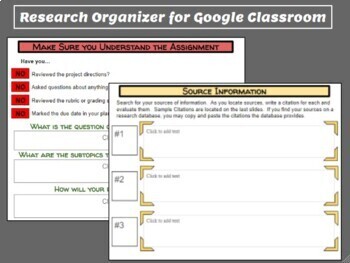 Preview of General Research Organizer