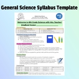 General Science Syllabus Template 