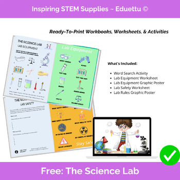 General Science: The Science Lab | Worksheets & Posters [FREE] | TPT