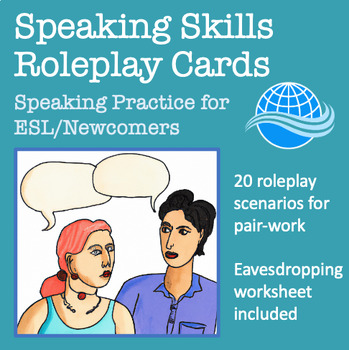 Preview of General Speaking Role-play Scenarios for Pair Work (Adult ESL)