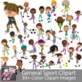 General Sports and Fitness PE Clip Art Images