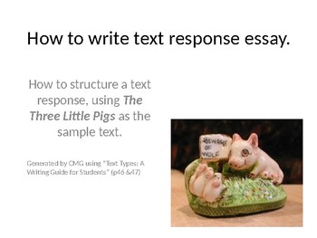 response to literature essay middle school