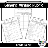 General Writing Rubric Grades 1-3