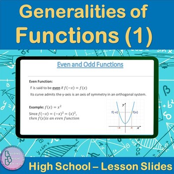 Preview of Generalities of Functions (part 1) | High School Math PowerPoint Lesson Slides