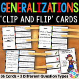 Making Generalizations Fun Independent Reading Activity 4t