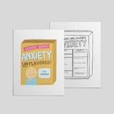 Generalized Anxiety Art + Worksheet with Journaling Prompt