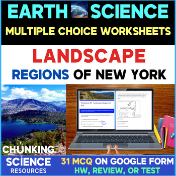 Generalized Landscape Regions Of NYS Earth Science Multiple Choice