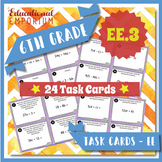 6.EE.3 Task Cards ⭐ Generate Equivalent Expressions 6th Gr