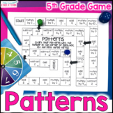 Number Pattern Game - Growing Patterns Activity - 4th and 