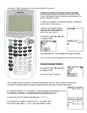Generate Random Numbers on the TI-84 Calculator