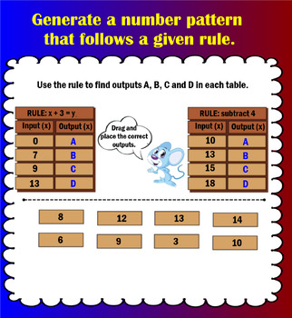 Preview of Generate a number pattern that follows a given rule.