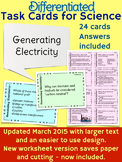Generating Electricity task cards