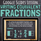 Generating Equivalent Fractions Lesson for Google Slides