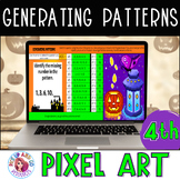 Generating Patterns 4th Grade Halloween Math Pixel Art