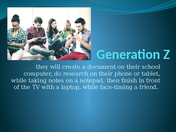 Preview of Generation Z PowerPoint