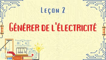 Preview of Générer de l'électricité: BC curriculum