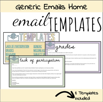 Preview of Generic Emails Home - Editable Templates 