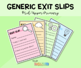 Generic Exit Slips - Grade 3-6 MISS INCLUSIVITY