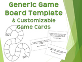 Generic Game Board Template with Customizable Question Cards