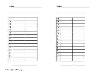 Generic Graphing Templates by Brent Page | TPT