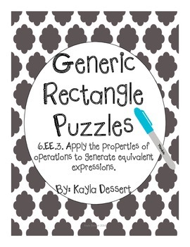 Preview of Generic Rectangle Puzzles