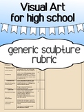 Generic Sculpture RUBRIC for high school visual arts