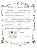 Generic Welcome Letter - Student
