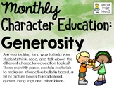 Generosity - Monthly Character Education Pack