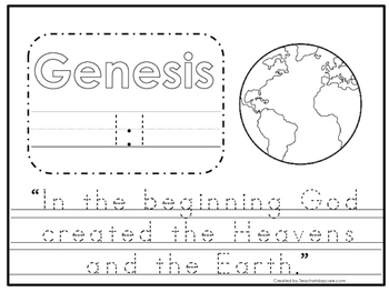 genesis 11 bible verse tracing worksheet preschool kdg bible curriculum