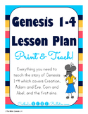 Genesis 1-4: Lesson Plan, PowerPoint, Guided Notes, Review