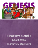 Genesis Bible Lesson – Chapters 1 & 2 (ESV)