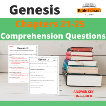 Preview of Genesis Bible Study Chapters 21-25