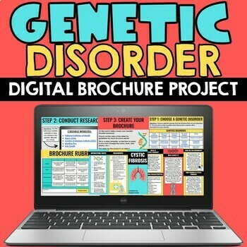 Preview of Genetic Disorder Brochure  - Google Slides Digital Project!